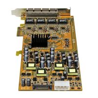 StarTech.com 4-poorts gigabit Power over Ethernet PCIe-netwerkkaart PSE / PoE PCI Express NIC - thumbnail