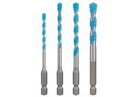 Bosch Accessoires 4-delige set Universeelboor HEX-9 MultiConstruction 4/5/6/8 - 2608902368