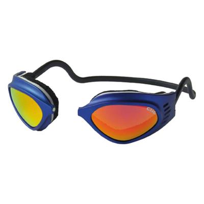 CliC Sport Goggle Regular blauw met oranje spiegel glazen