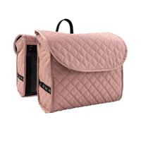 Dubbele Fietstas Quilt Roze MIK Dubbele Fietstas Quilt Roze MIK