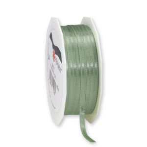 1x Luxe lichtgroene satijnen lint rollen 0,3 cm x 50 meter cadeaulint verpakkingsmateriaal   -