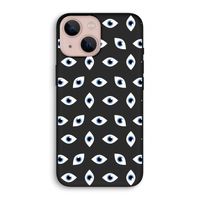 Eyes pattern: iPhone 13 mini Biologisch afbreekbaar hoesje