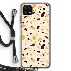 Terrazzo N°13: Samsung Galaxy A22 5G Transparant Hoesje met koord