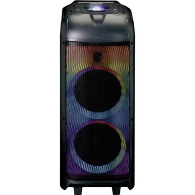 Lenco Lenco - PA-260BK - PA-Anlage mit kompletter LED-Frontbeleuchtung Mobiele luidspreker Zwart