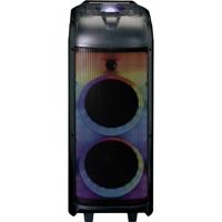 Lenco Lenco - PA-260BK - PA-Anlage mit kompletter LED-Frontbeleuchtung Mobiele luidspreker Zwart