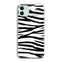 Zebra pattern: iPhone 11 Transparant Hoesje