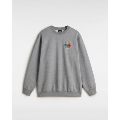 Vans Retro CO Crew Sweater Heren Cement Heather XXL