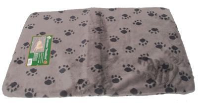 Kussen voor draadkooi grijs/paw 120x75 cm anti slip - Gebr de boon