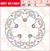 TRW Remschijf, remschijven voor de moto, MST251RAC