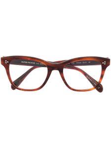 Oliver Peoples lunettes de vue à monture carrée - Marron