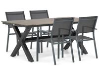 Lifestyle Sella/Forest 180 cm dining tuinset 5-delig - thumbnail