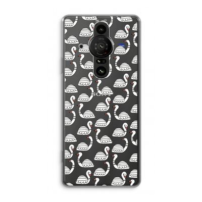 Zwanen: Sony Xperia Pro-I Transparant Hoesje
