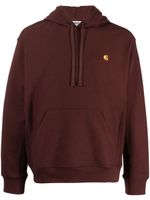 Carhartt WIP hoodie à logo brodé - Marron