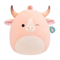 Squishmallows Howland de perzikkleurige Brahman stierknuffel - 50 cm