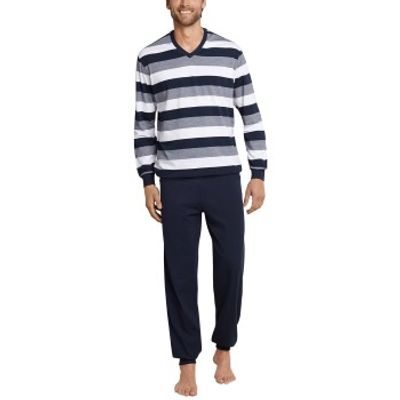 Schiesser Day and Night Long Pyjama With Cuffs