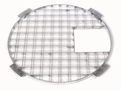 Ubbink Metalen afdekrooster, rond 81 cm
