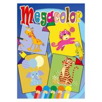 Boek Specials Nederland BV Megacolor kleurboek dieren