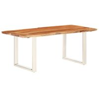 vidaXL Boomstamtafel 3,8 cm 180 cm massief acaciahout - thumbnail