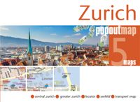 Stadsplattegrond Popout Map Zurich | Compass Maps - thumbnail