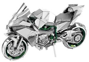 Metal Earth Iconx Kawasaki Ninja Green Metalen bouwpakket