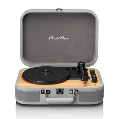 CLASSIC PHONO TT-116GY - Retro Bluetooth® platenspeler met ingebouwde speakers - Grijs