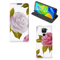 Xiaomi Redmi Note 9 Smart Cover Roses - thumbnail