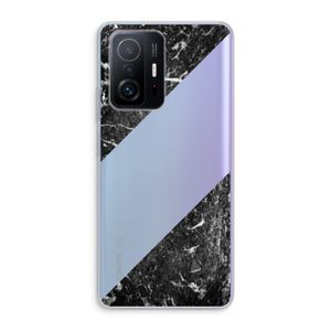 Zwart marmer: Xiaomi 11T Pro Transparant Hoesje