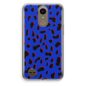 Blue Leopard: LG K10 (2017) Transparant Hoesje