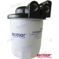 Filtros combustible gasolina - Yamaha REC24950 - FILTRO GASOLINA 25 MICRAS CON BRAQUET