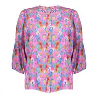 Geisha - Blauw | unisex | Blouse | Blauw | XXL | regular | Kamst mode