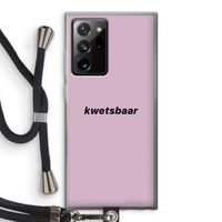 kwetsbaar: Samsung Galaxy Note 20 Ultra / Note 20 Ultra 5G Transparant Hoesje met koord