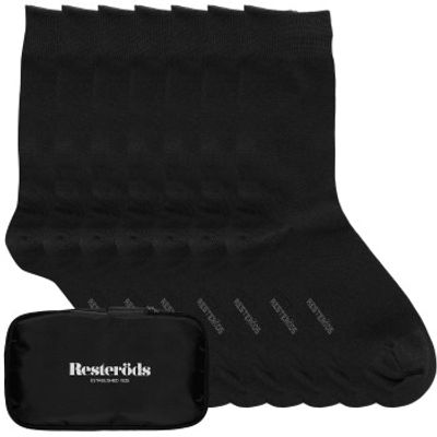 ResterÃ¶ds 7 stuks Bamboo Socks Travel Bag