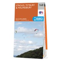 Wandelkaart - Topografische kaart 168 OS Explorer Map Stroud, Tetbury, Malmesbury | Ordnance Survey Wandelkaart - Topografische kaart 168 OS Explorer Map Stroud, Tetbury, Malmesbury | Ordnance Survey
