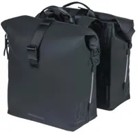 Dubbele fietstas Basil SoHo Nordlicht - 41 Liter - Zwart