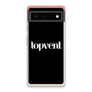 Topvent Zwart: Google Pixel 6 Transparant Hoesje