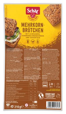 Schar Meergranen Broodjes Glutenvrij