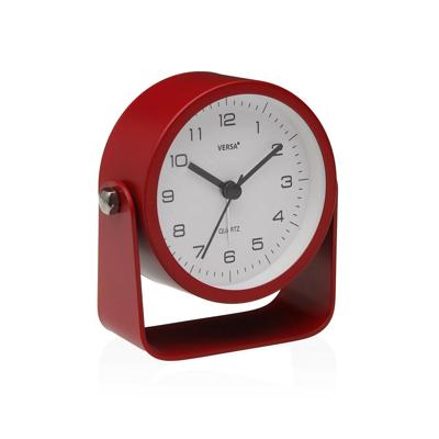 Tafelklok Versa Alura Rood Plastic 4,1 x 10 x 10 cm