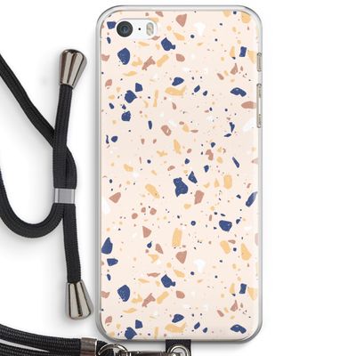 Terrazzo N°23: iPhone 5 / 5S / SE Transparant Hoesje met koord