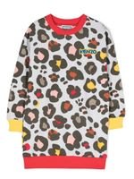 Kenzo Kids robe imprimé à patch logo - Tons neutres