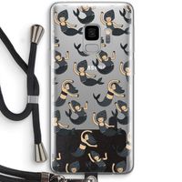 Zeemeermin: Samsung Galaxy S9 Transparant Hoesje met koord