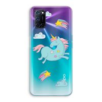 Vliegende eenhoorn: Oppo A92 Transparant Hoesje