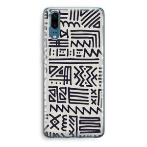 Marrakech print: Huawei P20 Transparant Hoesje