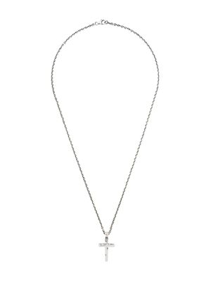 Emanuele Bicocchi collier à pendentif croix - Argent