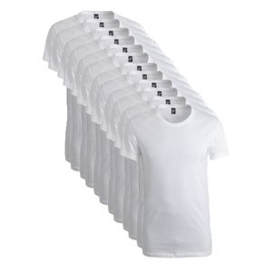 Alan Red 12-pack t-shirts james grote ronde hals wit