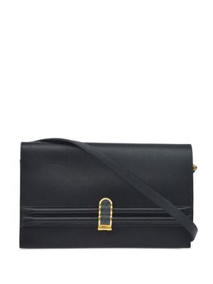 Hermès Pre-Owned sac porté épaule en satin (1983) - Noir