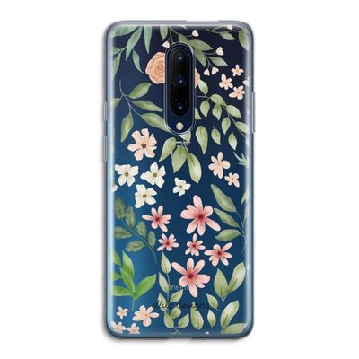 Botanical sweet flower heaven: OnePlus 7 Pro Transparant Hoesje