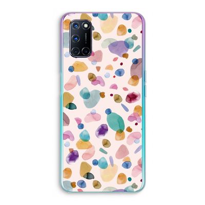 Terrazzo Memphis Pink: Oppo A52 Transparant Hoesje