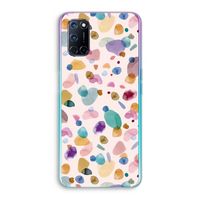 Terrazzo Memphis Pink: Oppo A52 Transparant Hoesje