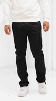 Croyez Parachute Cargo Broek Heren Zwart - Maat L - Kleur: Zwart | Soccerfanshop
