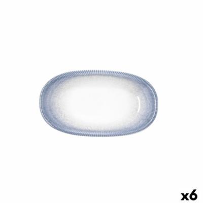 Snackdienblad Bidasoa Lea Hydrozero Wit 19 x 11 cm (6 Stuks)